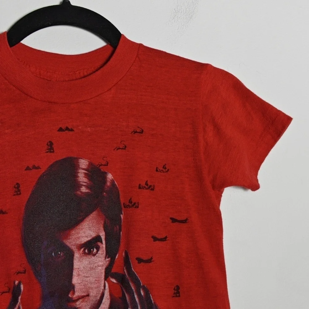 THE MAGIC OF DAVID COPPERFIELD Vintage 1980's Kids Shirt Single Stitch Size Med